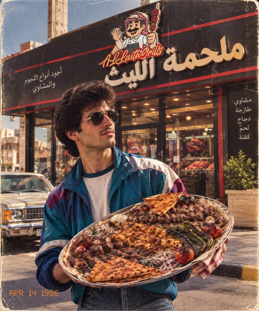 صينية مشاوي أمام ملحمة الليث، من حساب المطعم